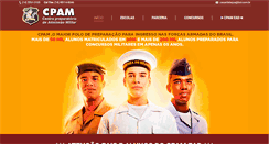 Desktop Screenshot of cpamtreinamentos.com.br