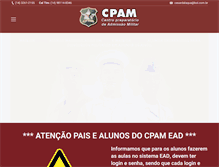 Tablet Screenshot of cpamtreinamentos.com.br